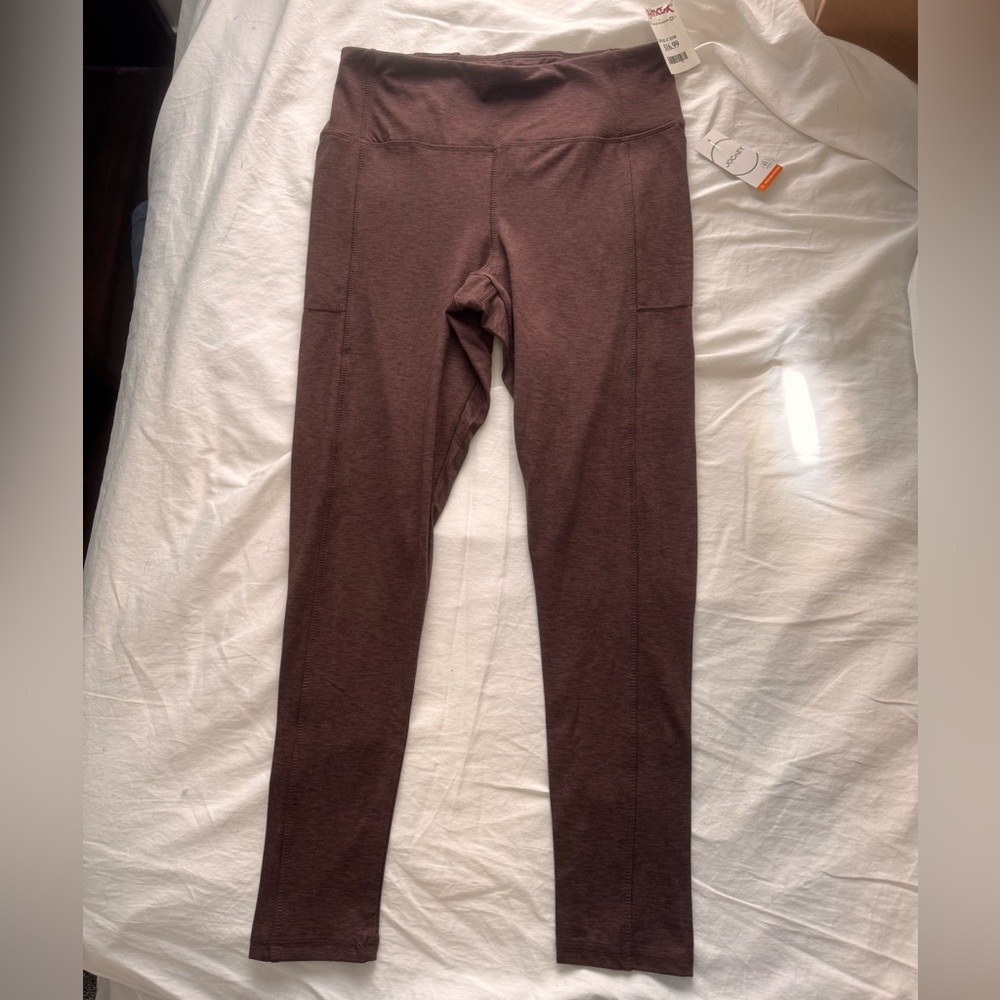 Jockey Maroon High-Waisted Leggings